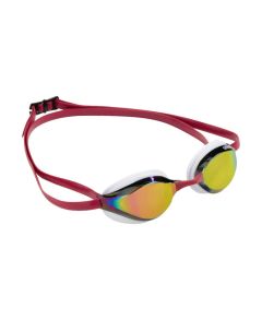 Arena Python Mirror Racing Goggles - Copper/White/Red Wine