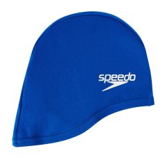 Speedo Junior Polyester Swimming Cap - Blue