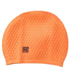 Swim Secure Bubble Swim Hat - Orange