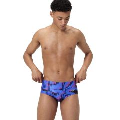 Speedo Mens 13.5cm Club Training Allover Brief - Multi