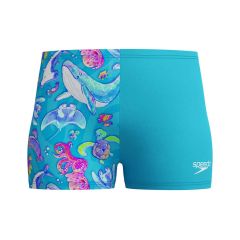 Speedo Boys Digital Allover Aquashort - Turkish Sea