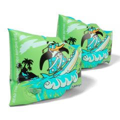 Speedo Character Printed Armbands 2-6 Years - Chima Azure Blue/Fluro Green