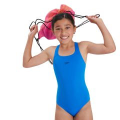 Speedo Girls Eco Endurance+ Medalist Swimsuit - Blue