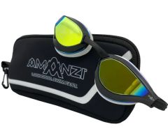 Amanzi Dominate Prismatic Mirror Goggle - Black