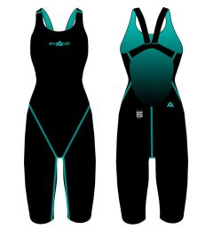 Amanzi Womens Acceler8 RIZE Kneesuit - Jet/Spearmint