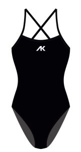 Womens AK Tieback Swimsuit - Nero