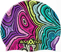 Amanzi Luna Glow Swim Cap - Multi