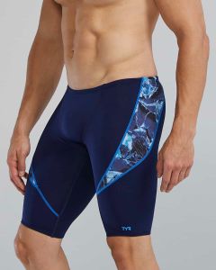 TYR Mens Reflecta Curve Splice Jammer - Blue Ice