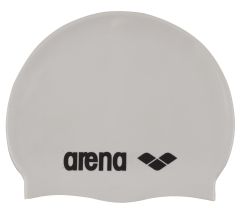 Arena Classic Silicone Swimming Cap - White