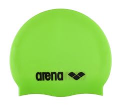 Arena Classic Silicone Swimming Cap - Green