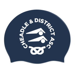 Cheadle 3pk Club Logo Only Swimming Cap - Navy/White