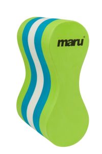 Maru Pull Buoy - Green/Blue/White