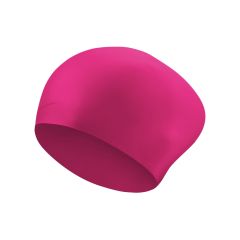 Nike Adult Long Hair Silicone Swimming Cap - Pink