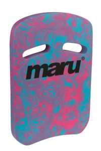 Maru Swirl Two Grip Fitness Kickboard - Pink/Blue