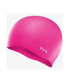 TYR Wrinkle Free Silicone Swimming Cap - Pink