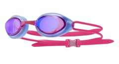 TYR Womens Black Hawk Racing Femme Mirrored Goggle - Blue/Pink