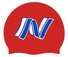 Northgate Club Logo Only Swimming Cap - Red/White/Blue