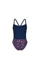 Arena Womens Escape Challenge Back Swimsuit - Navy/Team Red