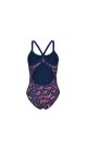 Arena Womens Escape Lightdrop Back Swimsuit - Navy/Team Red