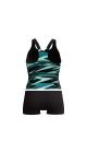 Speedo Womens HyperBoom Tankini - Black/Arctic Glass