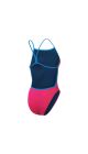 Speedo Womens Solid Vback Swimsuit - Magenta Haze