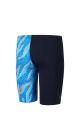 Speedo Boys Allover Digital Jammer - True Navy/Punch Blue/Picton Blue/Siren Red