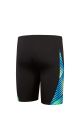 Speedo Mens Allover Digi V-Cut Jammer - Black/True Cobalt