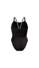 Speedo Womens Vanquisher Active Back Swimsuit - Black/Silver