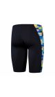 Speedo Mens Allover Digital V-Cut Jammer - Picton Blue/Lemon Drizzle