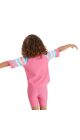 Speedo Girls Koala Sun Protection Top & Short - Purple/Pink