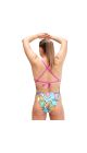 Speedo Womens Allover Digital Tie Back Swimsuit