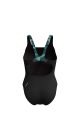 Speedo Womens HyperBoom Splice Muscleback Swimsuit - Black/Dark Teal