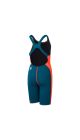 Speedo Fastskin Junior Endurance+ Max Openback Kneeskin - Siren Red/Dark Teal