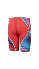 Speedo Mens Fastskin LZR Pure Intent 2 Jammer - Flame Red/Picton Blue/Snow Reflective