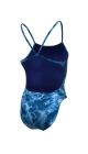 Nike Hydrastrong Cutout One Piece Swimsuit - Blue