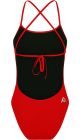 Amanzi Womens Blaze Tie Back One Piece Swimsuit - Red