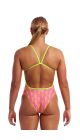 Funkita Ladies Stunner Single Strength One Piece Swimsuit - Pink/Yellow