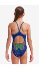 Funkita Girls B-Fly Diamond Back One Piece Swimsuit