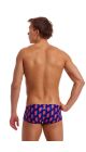 Funky Trunks Mens Flash Sidewinder Trunk - Blue/Red