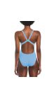 Nike Womens Hydrastrong Solid Fastback One Piece Swimsuit - University Blue