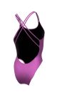 Nike Womens Hydrastrong Solid Spiderback One Piece Swimsuit - Fire Pink