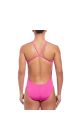 Nike Hydrastrong Solid Cutout One Piece - Fire Pink