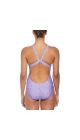 Nike Womens Hydrastrong Multi Print Fastback One Piece Swimsuit - Space Purple