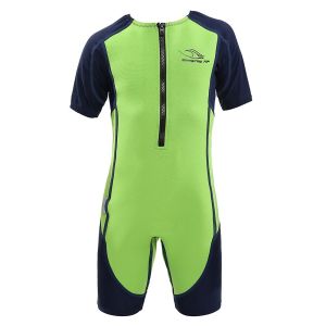 AquaSphere Kids Stingray HP Short Sleeve Wetsuit - Green