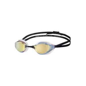 Arena Python Mirror Racing Goggles - Gold/White/Black