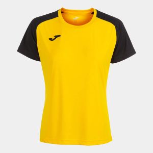 Joma Girls Academy IV T-Shirt - Yellow/Black