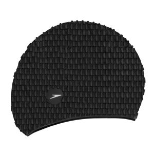 Speedo Bubble Swimming Cap - Black