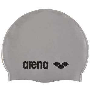 Arena Classic Silicone Swimming Cap - Grey