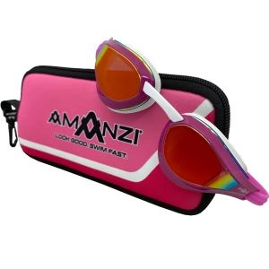 Amanzi Dominate Sunset Mirror Goggle - Pink