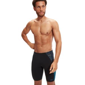 Speedo Mens END+ MAX Splice Jammer - Black/Dark Teal